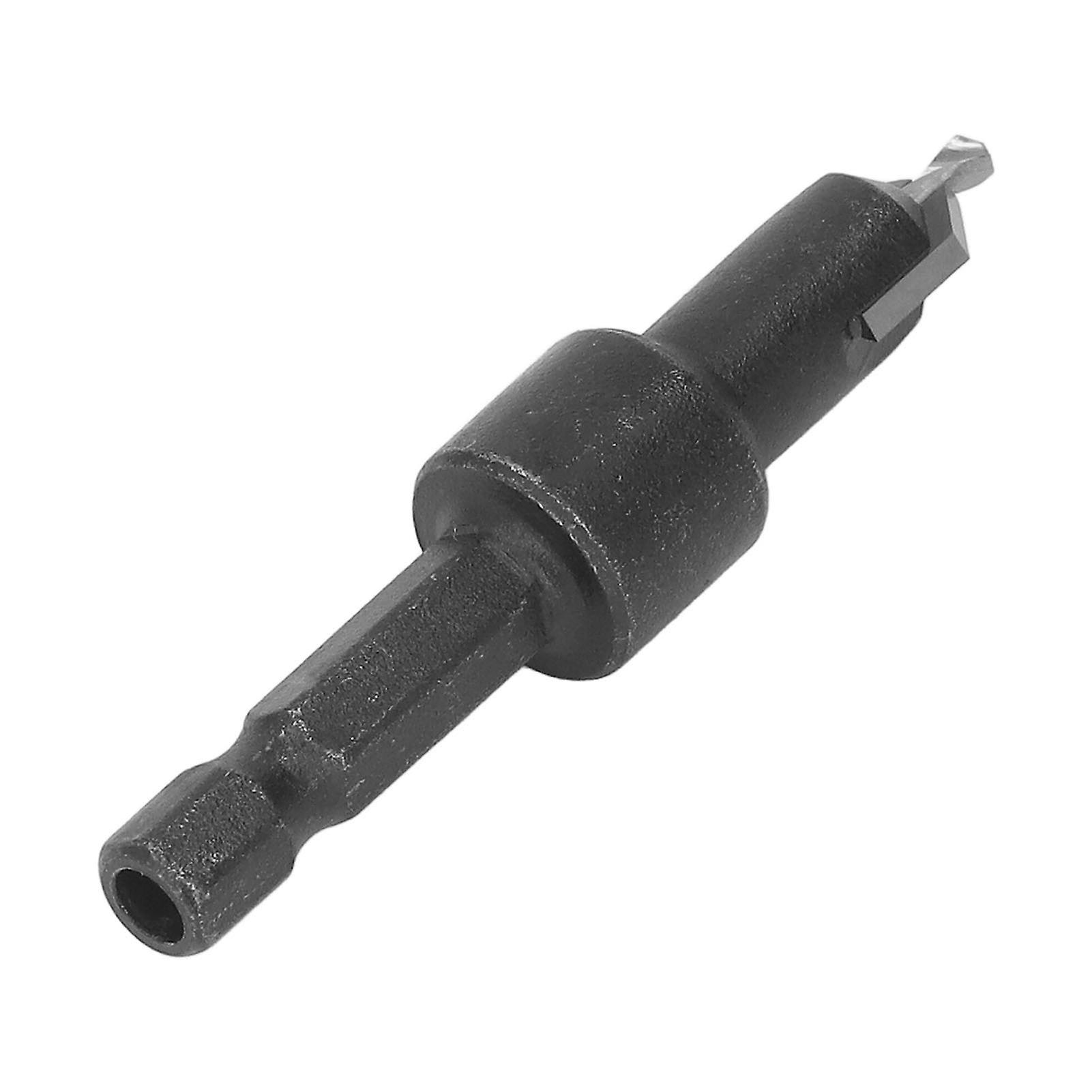 Countersink Drill Bit Set Hex Shank Adjustable Replacement with Wrench Storage Container for Wood Metal Power Tool 