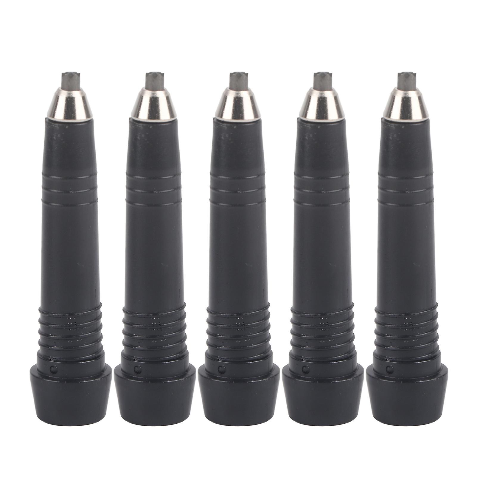 Trekking Pole Tips For Enhanced Stability And Grip, Durable Replacement Walking Stick Tips With Best Wear Resistance And Flexible End, 5Pcs Black For