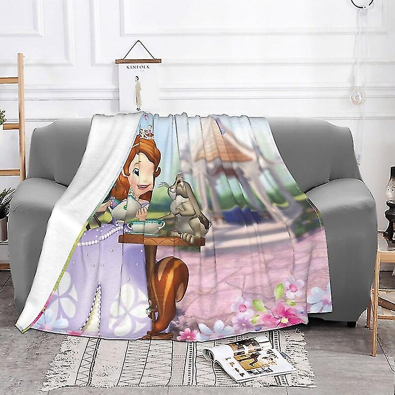 Custom Name Blanket Disney Sofia The First Tapestry Personalized Blankets Birthday Gift Customized Diy