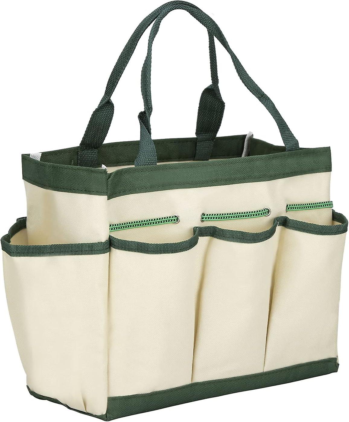 Heavy-Duty Gardening Tool Bag with Multiple Pockets for Indoor and Outdoor Use, Water-Resistant Fabric, Durable Design
