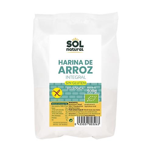 Organic gluten-free brown rice flour 500 g