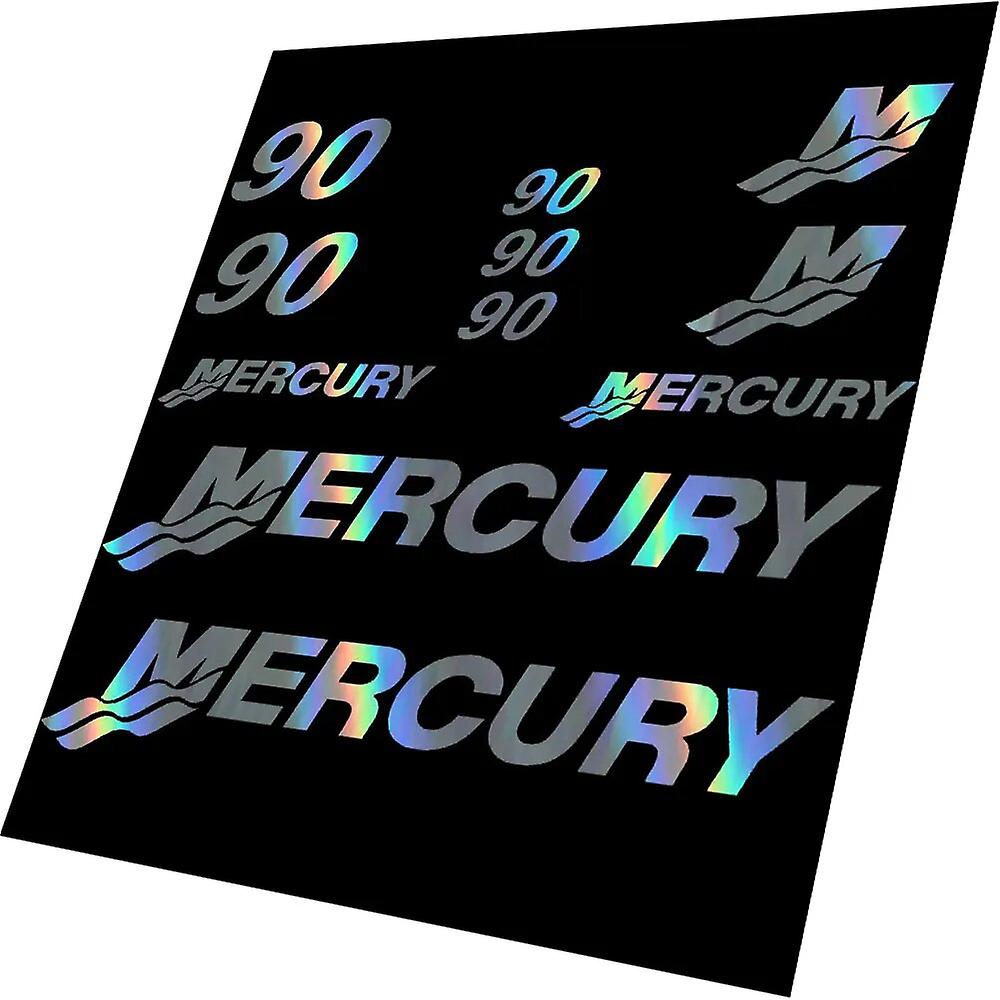 (11pcs) Mercury 90 Hp Sticker Set~5520