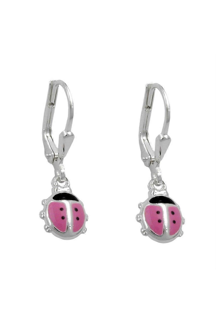 Earrings Leverback Ladybird Silver 925 - Gl93177