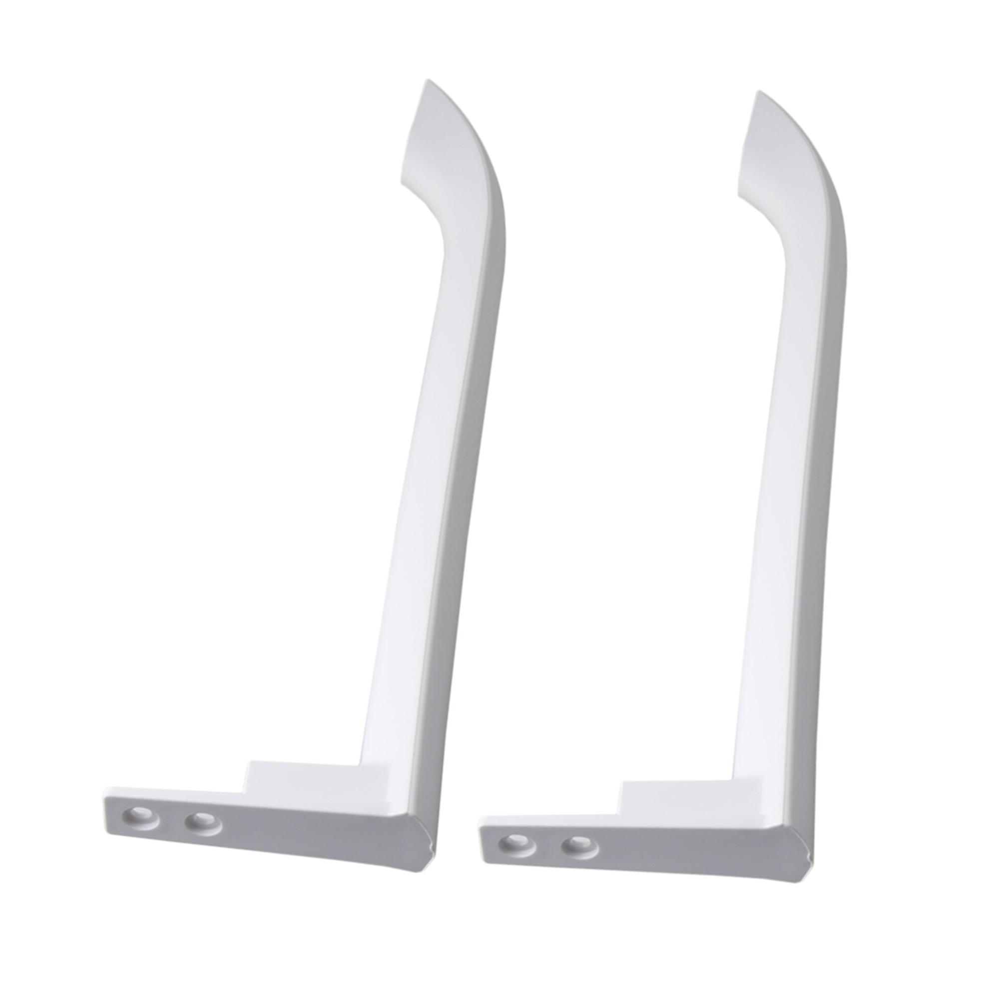 2x White Refrigerator Door Handle for 242059504 5304486359 AP6036330