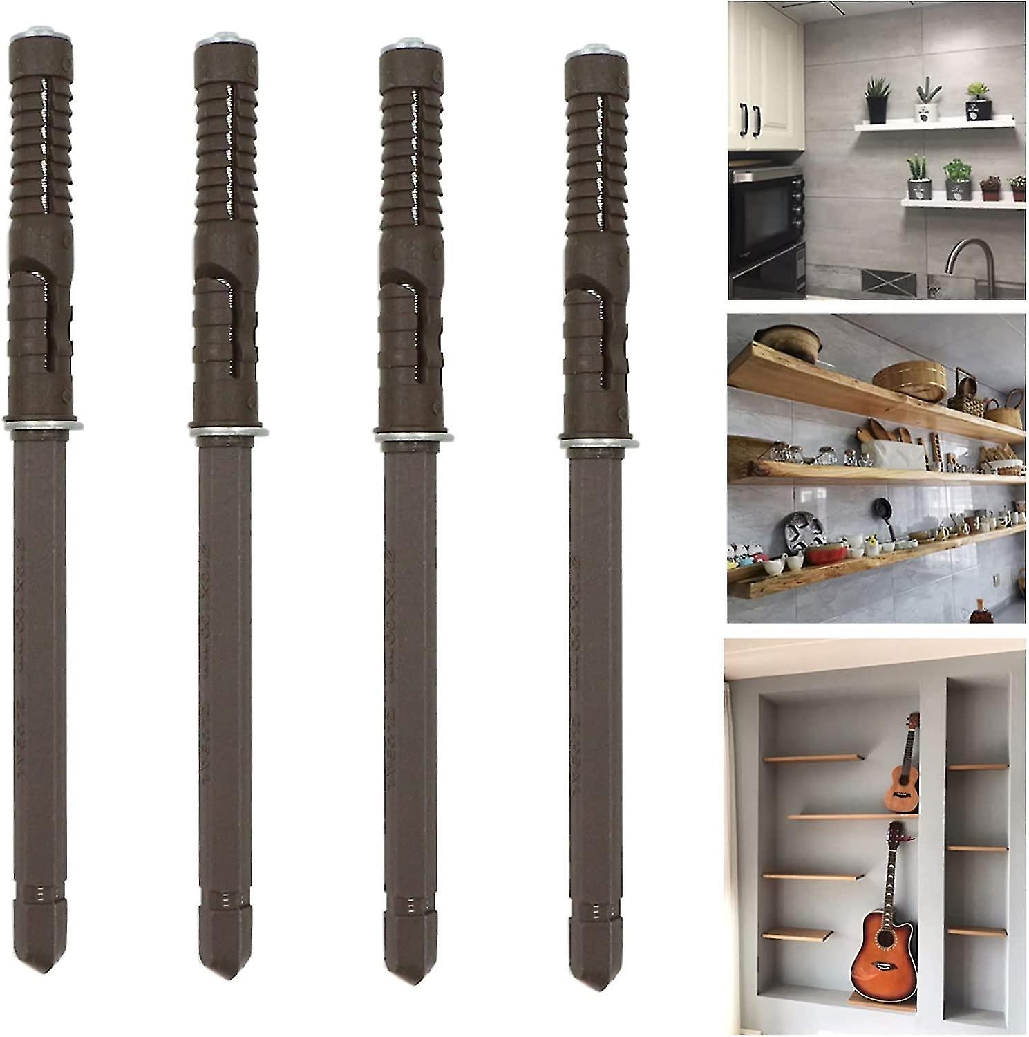 Blind Rivets Eccentric Furniture Accessories - Hidden Floating Shelf Brackets With Screws Heavy Load
