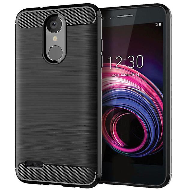 Durable Soft Protective Shell Case for LG Aristo3 - Black