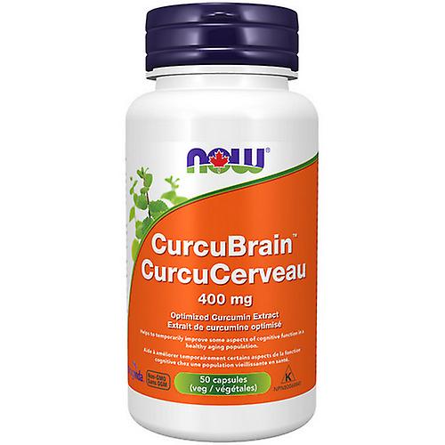 CurcuBrain Longvida,400 mg,50 Softgels by Now (Pack of 3)