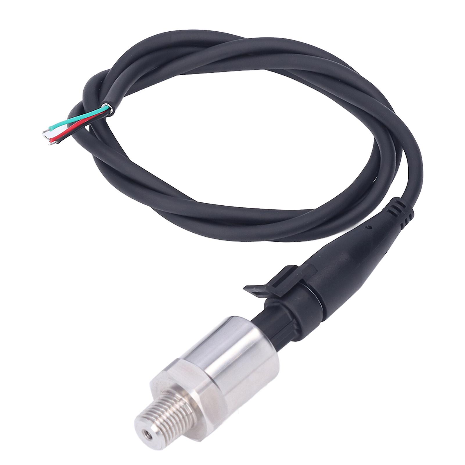 LEFOO Pressure Transmitter Universal Transducer Sensor 0‑16bar NPT1/4 4‑20mA Packard Plug T2000