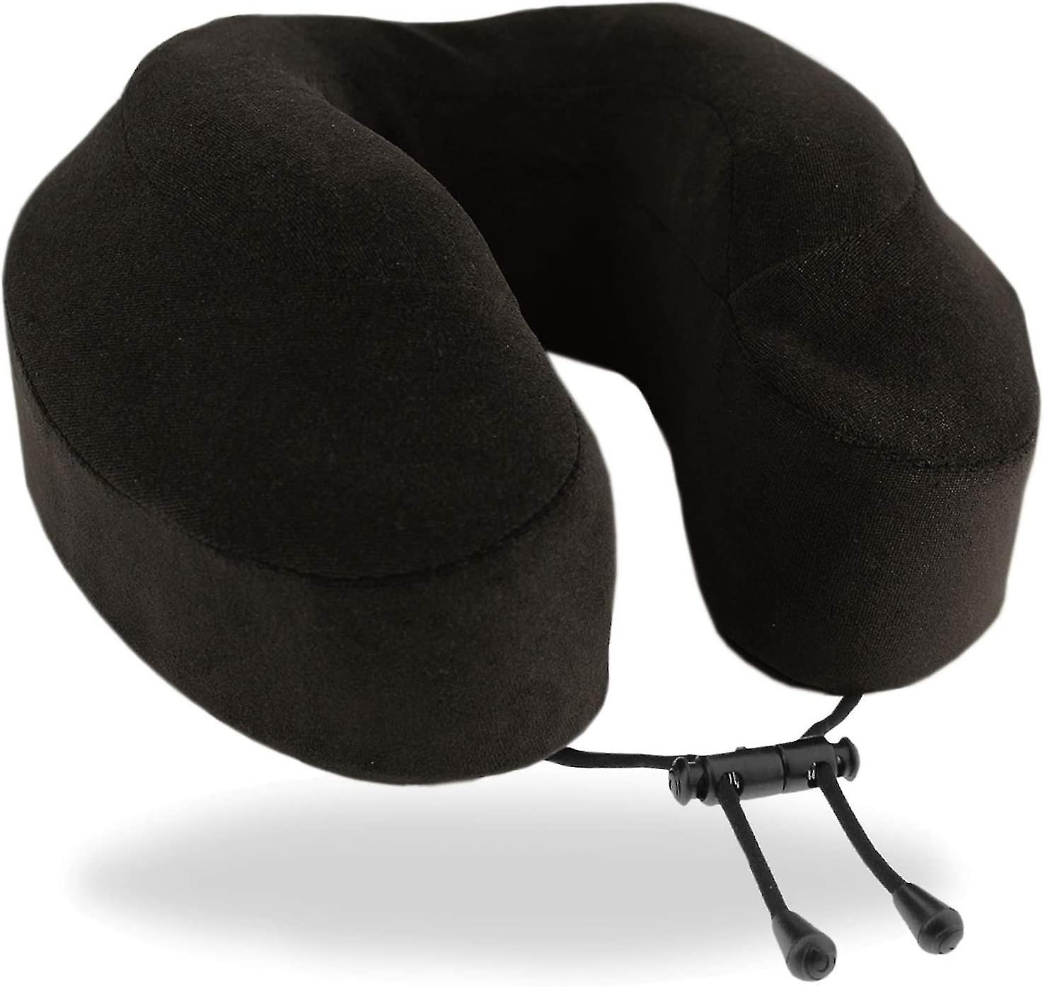 Classic 100% Memory Foam Travel Neck Pillow For Planes And Travel, 360 Degree Support, Sleep Science