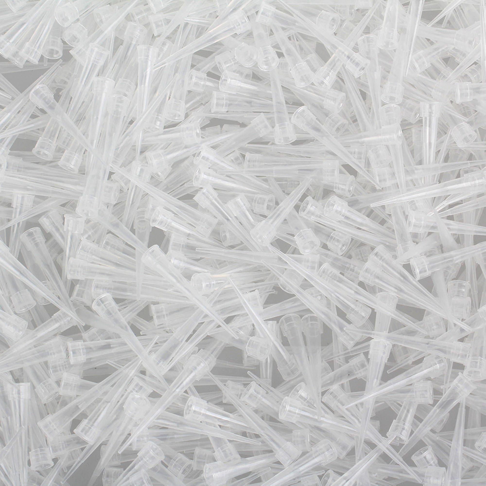 1000pcs ピース 10ul ピペッターウルトラマイクロプラスチックピペットチップラボラトリー