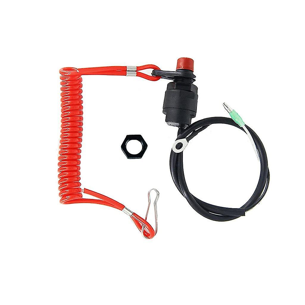Outboard Boat Engine Stop Kill Switch Cord Lanyard Boat Engine Motor
