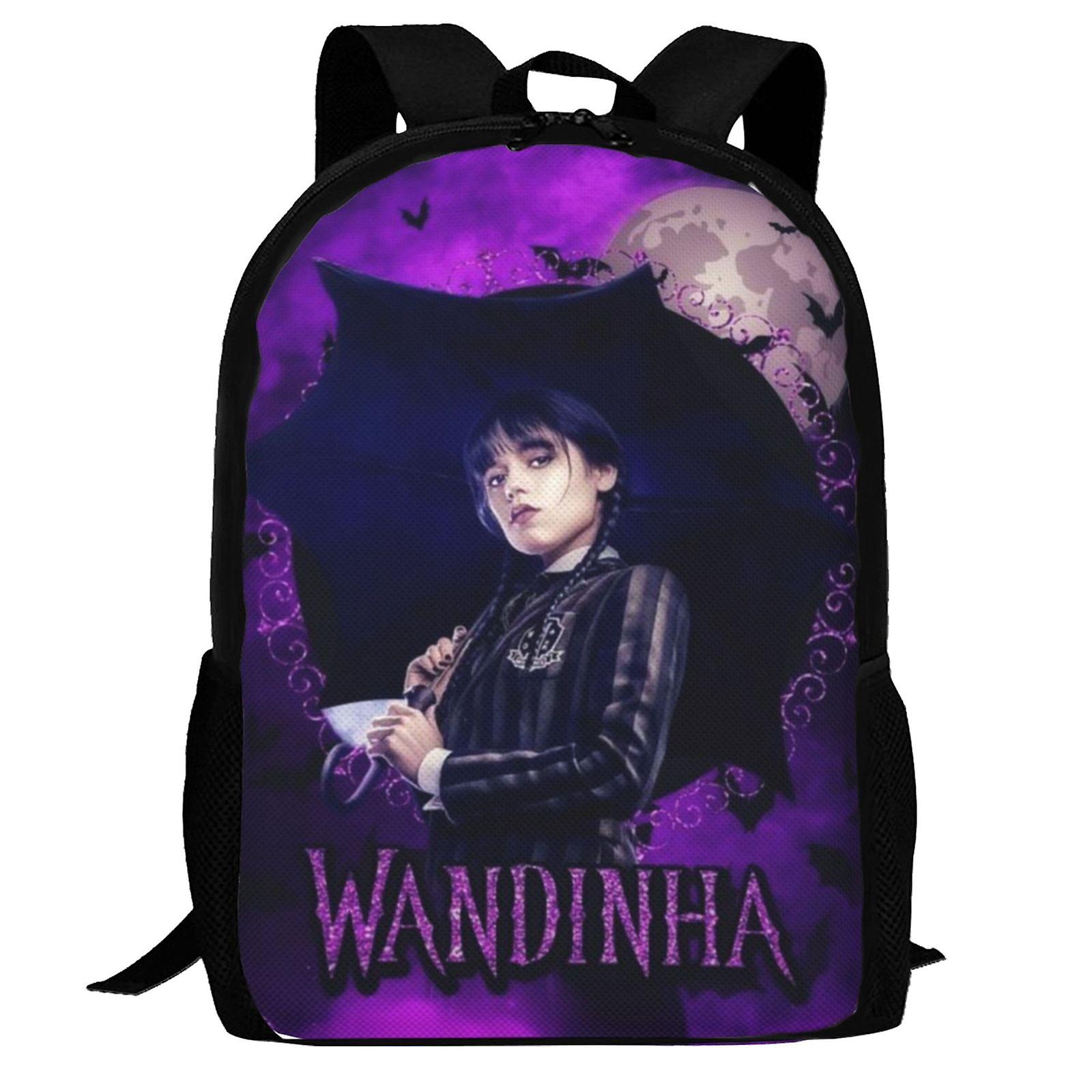 Wednesday Addams Backpack,3d Print Laptop Backpack Lightweight Casual Daypack Bookbag Multi-Function Travel Backpack