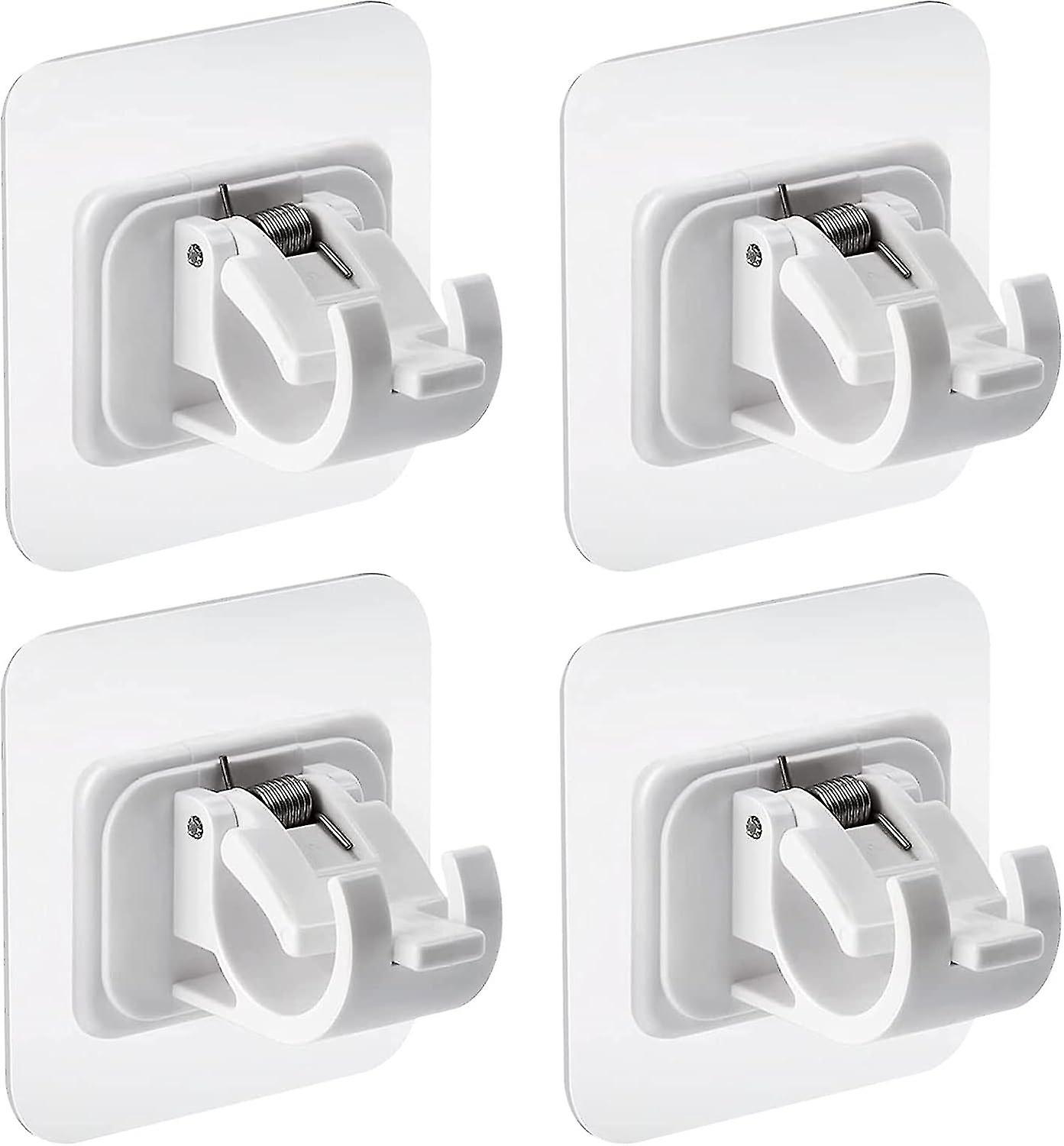 Curtain rod brackets 4pcs White
