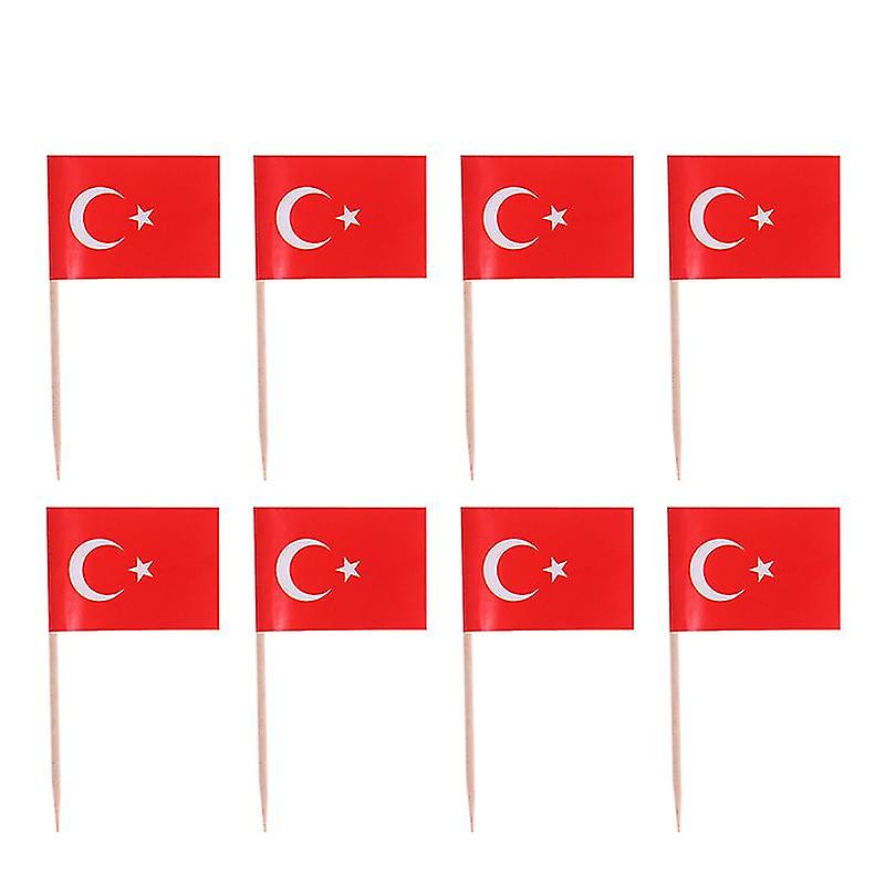 100pcs National Flag Toothpick For Party