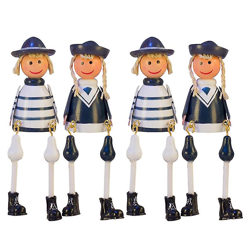 2pair Wooden Doll