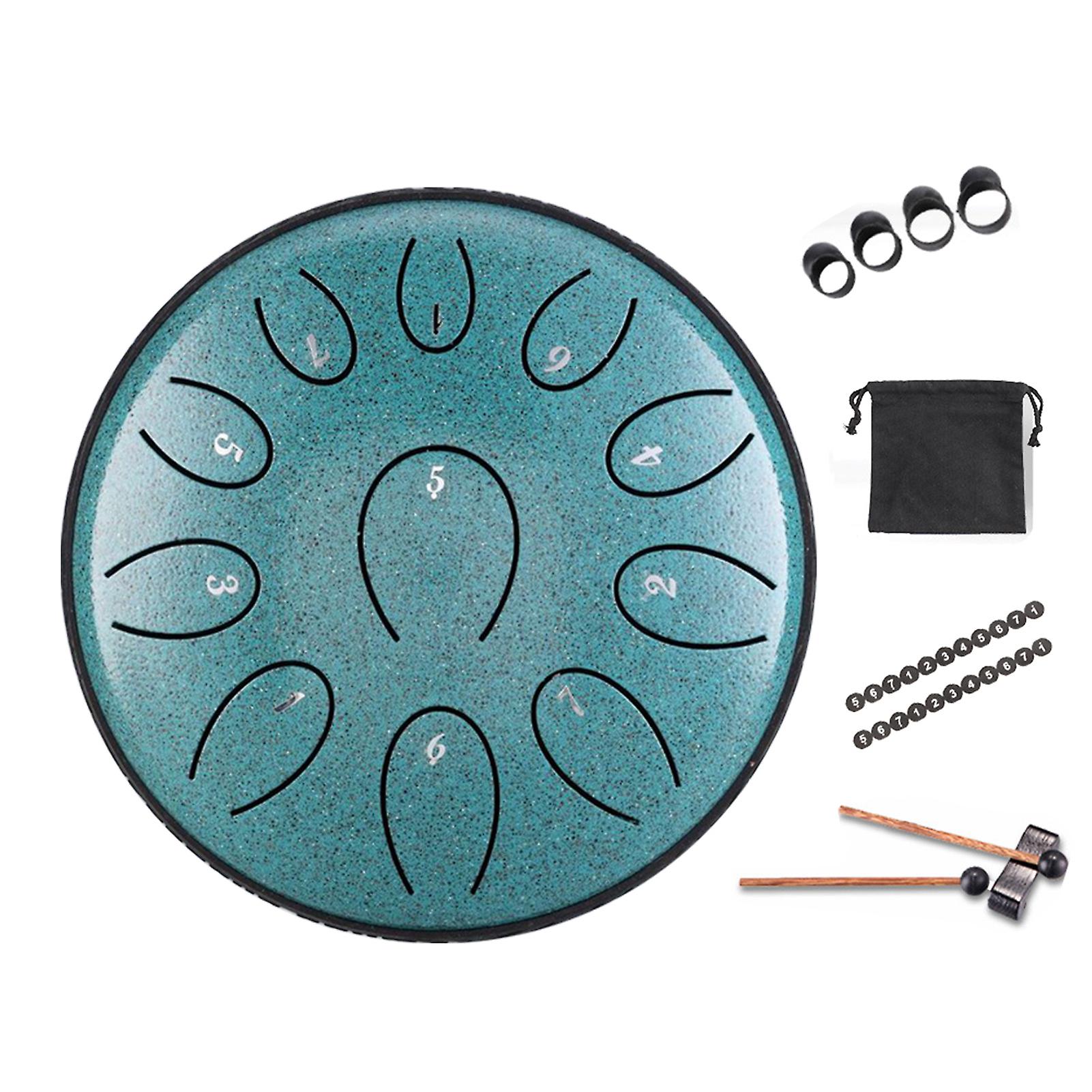 6 inch Handpan Drums Handpan Drums with Bag/Mallets/Finger Picks for Beginners