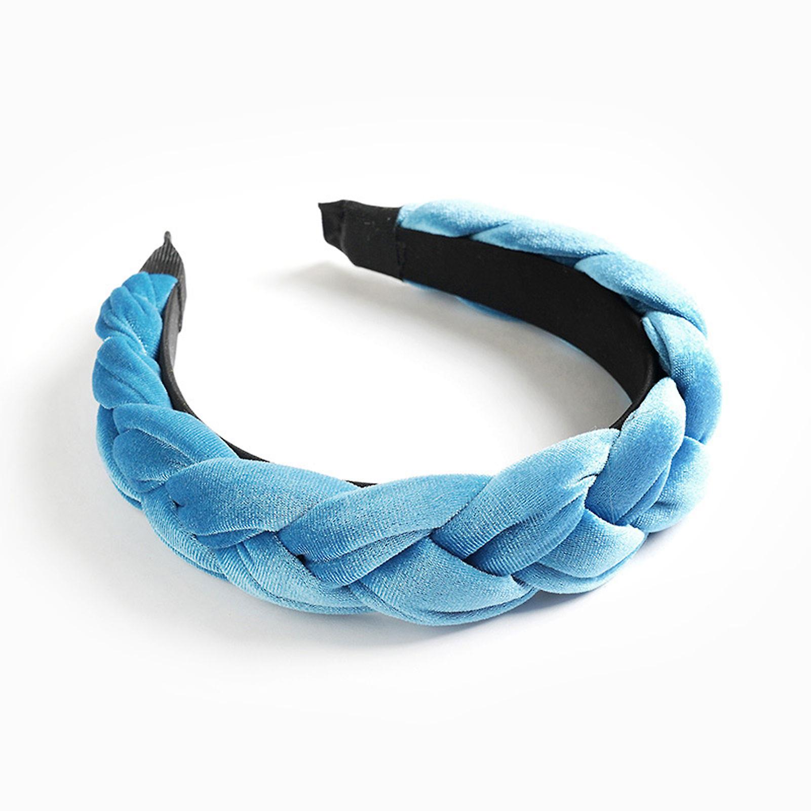 Velvets Braid Headband Stylish Lightweight Hair Styling Hoop for Daily Wear