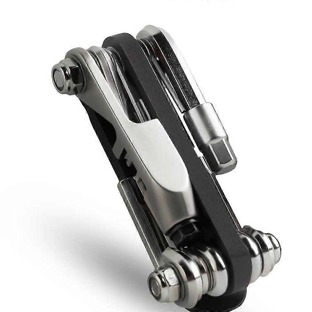 Blackmulti-tool Pocket Multi-tool X In 1 Multitools Multi-tool Portable Multi-tool Stainless Steel Bicycle Tool Kit