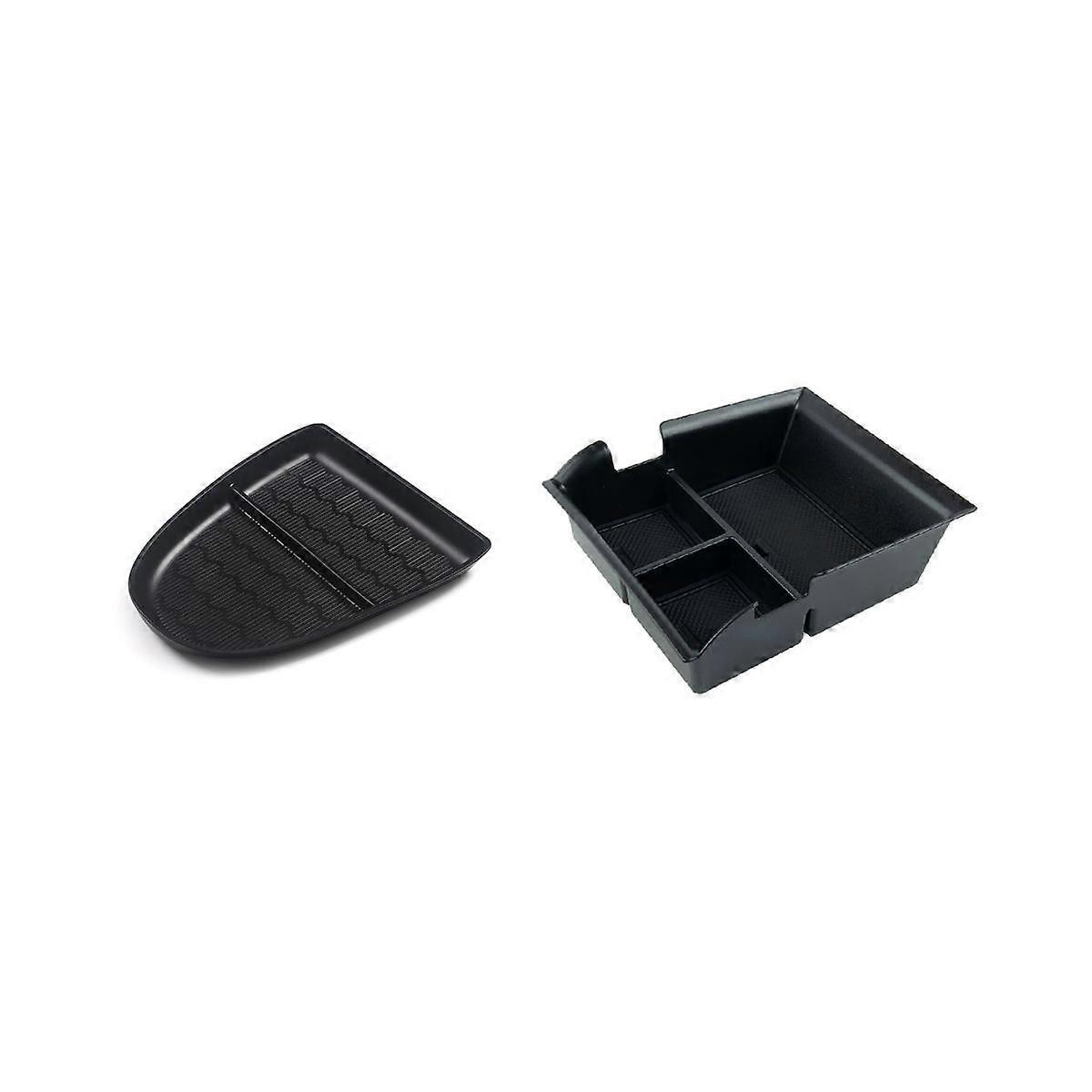 For Byd Atto 3  Central Control Armrest Storage Box + Central Control Lower Storage Box Accessories