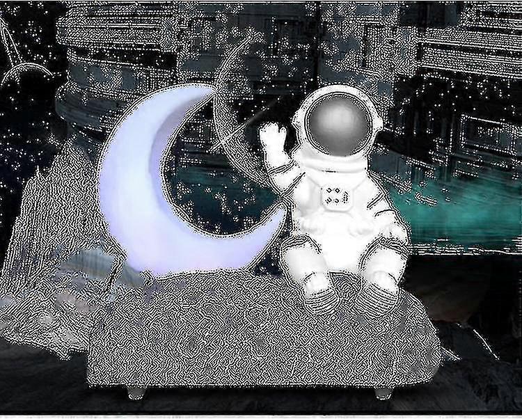 Zysd Astronaut Night Light Audio Bluetooth Wireless Speaker Mini Subwoofer