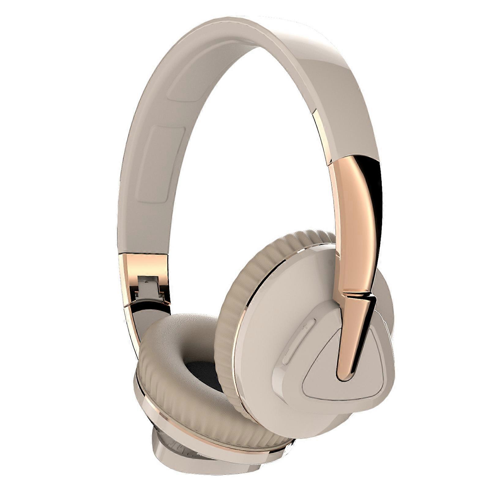 Bluetooth Headset Heavy Bass Stereo Soft Comfortable Wireless Bluetooth Headphones For Computer Cell Phone Blue