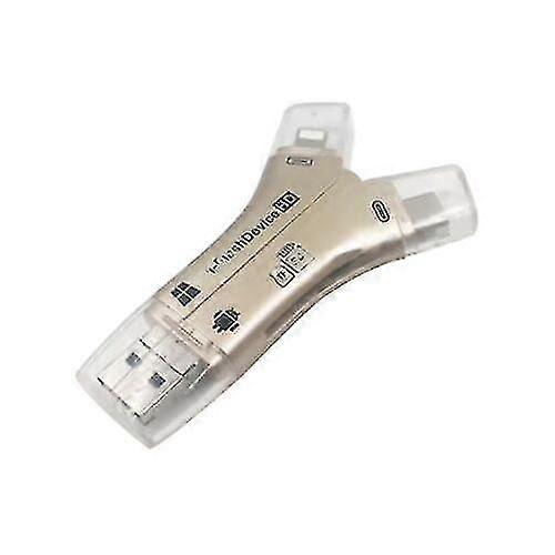 4 In1 Usb I-flash Drive HD Micro Sd Tf Card Reader per Ipad Iphone Android Pc &h