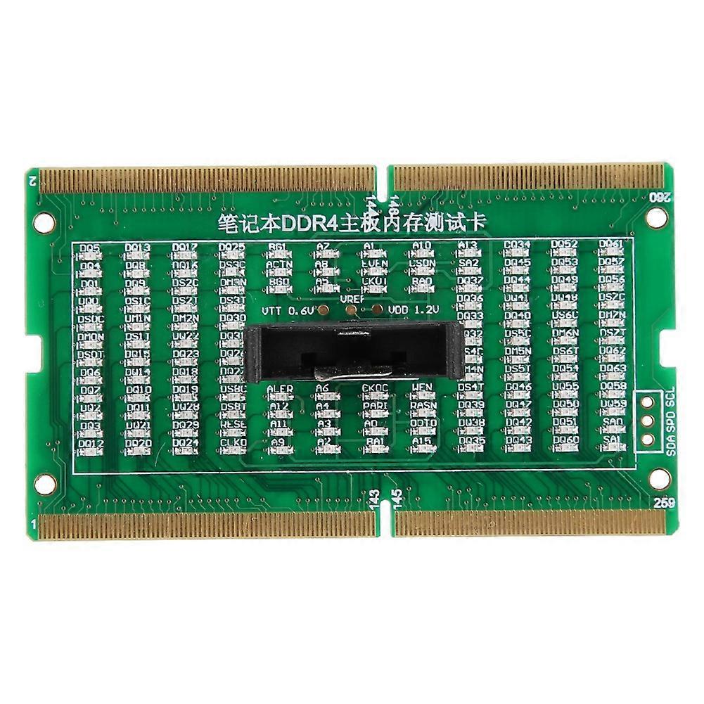 SO-DIMM Analyzer Diagnostic Tester Post Test Card for PC Laptop Desktop DDR234 With Light DDR4