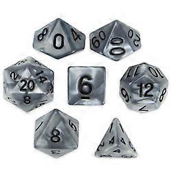 Set van 7 polyedrale dobbelstenen, Quicksilver