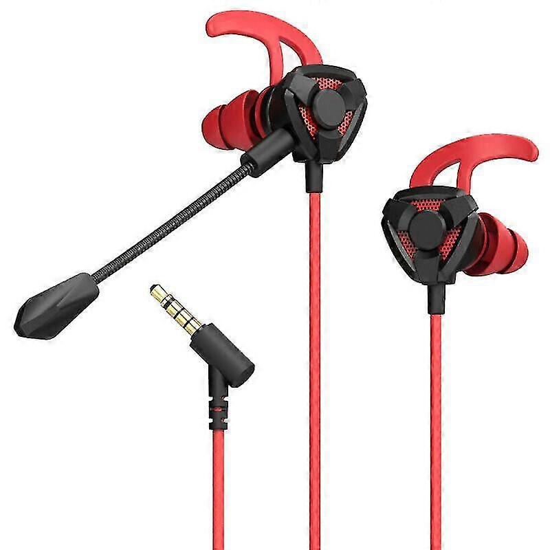 in-ear wired earphones gaming computer headphone portable headset black