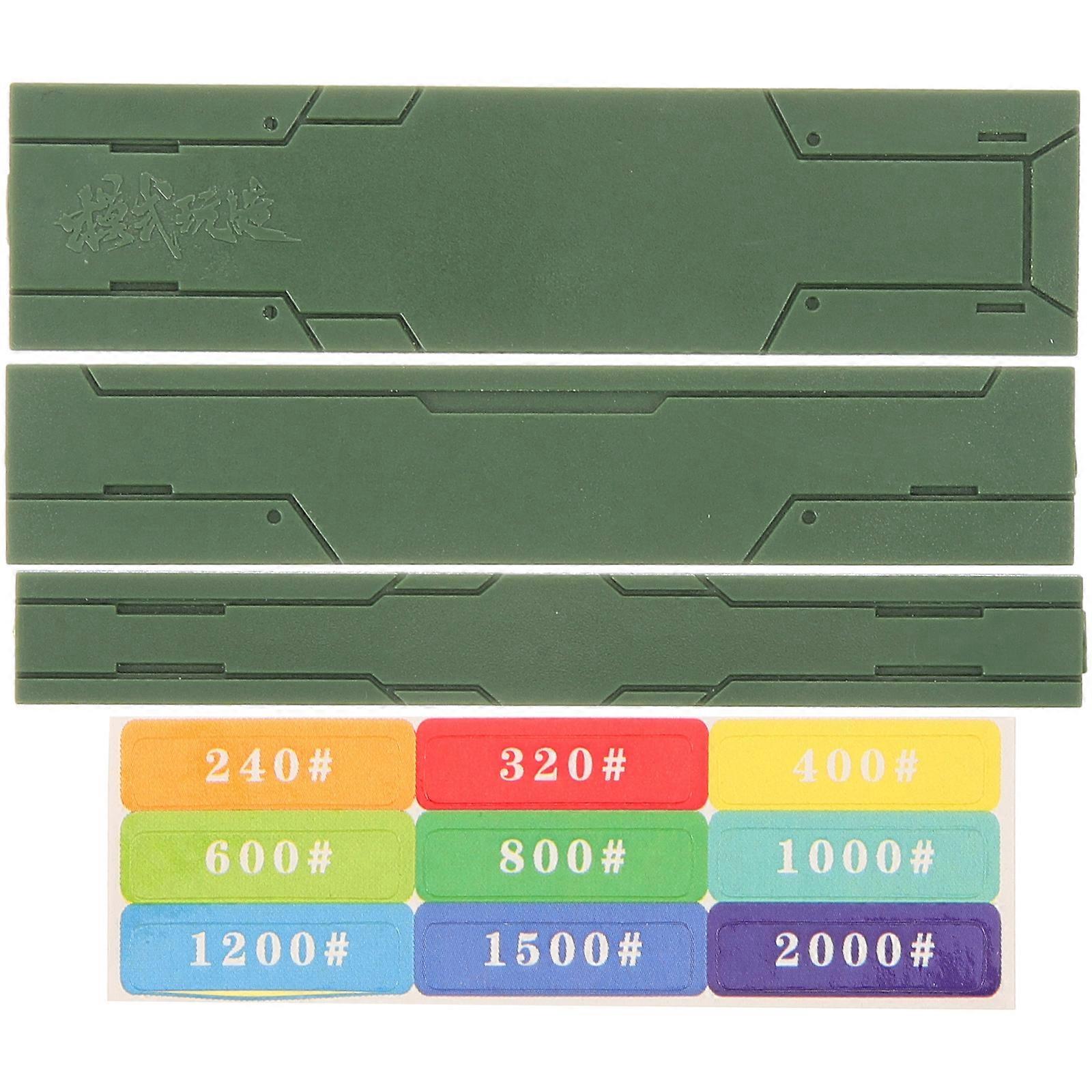 3Pcs Toy Model Sanding Tool Portable Sanding Board Models Polishing Board DIY Supply