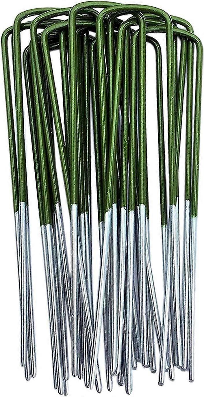 4 Pack Galvanized Steel Fixing Nails for Semi-Green Artificial Grass