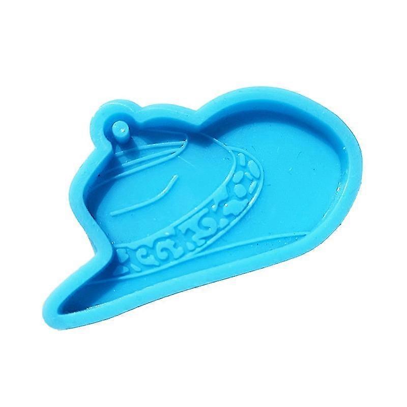 Riding Cowboy Hat Keychain Mold Epoxy Crystal Silicone Mold Customized Mold