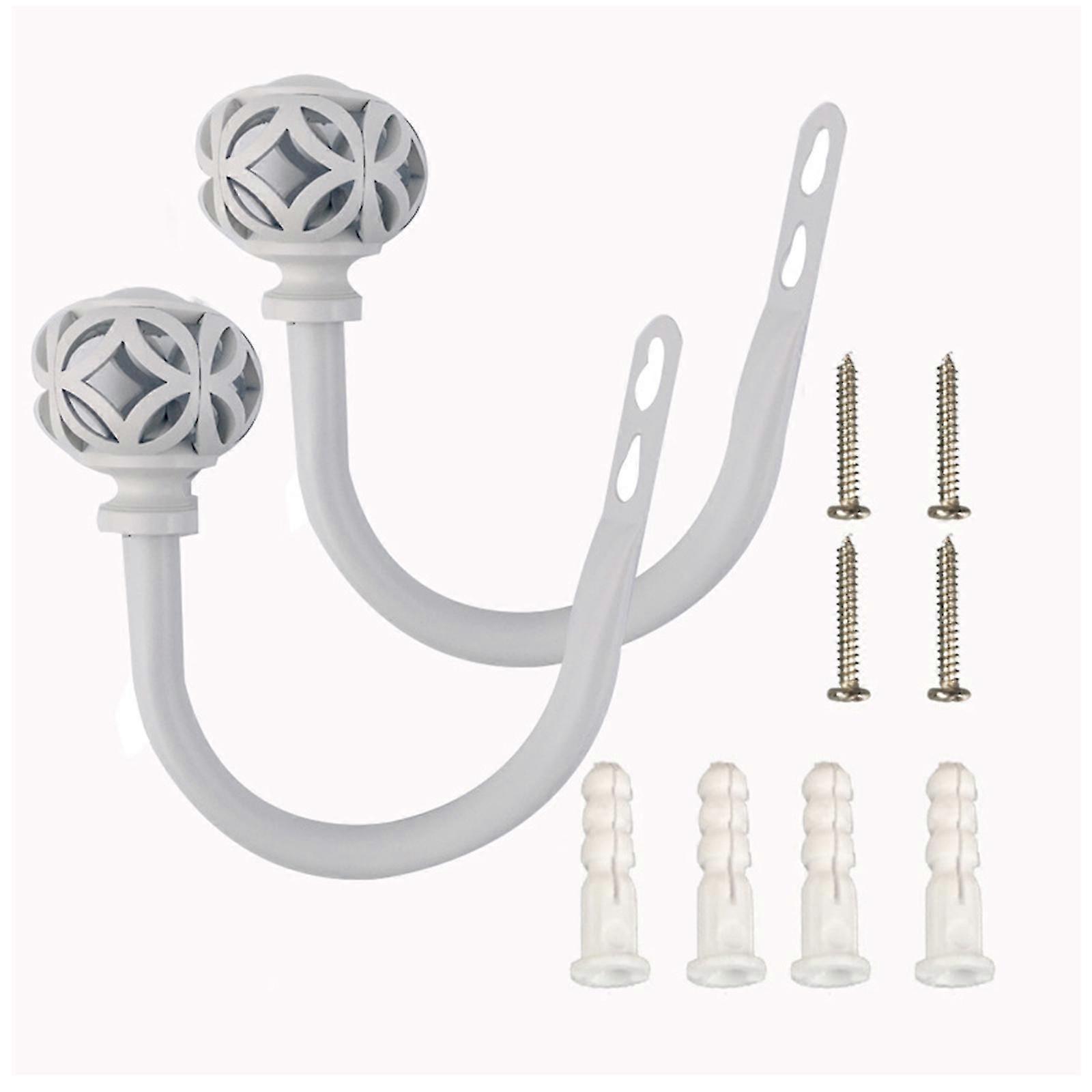 2 Pcs Curtain Holdback Retro Curtain Tiebacks Wall Mounted Hanging Holder