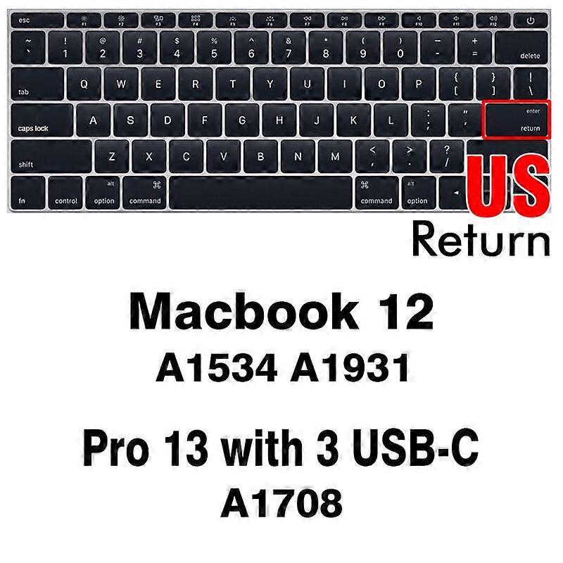 כיסוי מקלדת עבור Apple Macbook Pro13/16/15 Air13 אינץ כל הסדרה מחשב נייד מארז סיליקון מגן שקוף עור A2442 A2337 האיחוד האירופי / ארה"ב
