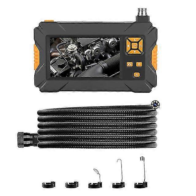 1/3/5M1080p industrial endoscope 4.5 inch screen waterproof snake camera with 8 led for pipeline drain sewer inspection camera