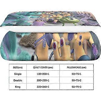 Tarantel 3D-Muster Bettwäsche-Set (2-teilig) – Microfaser-Bettbezug Mit Reißverschluss, Weich & Langlebig – Single 135x200 Cm