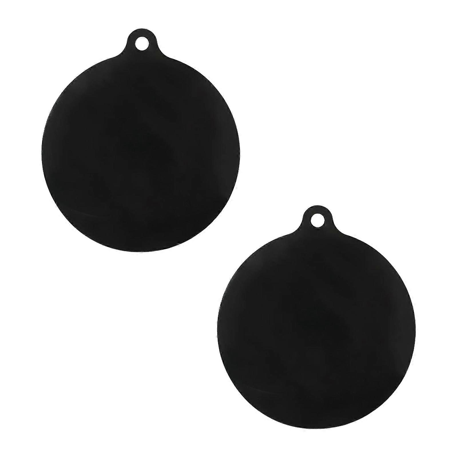 2Pcs Silicone Induction Cooktop Protector Heat Resistant Potholder Mat Electric Stove Glass Top Cover Rectangular Square Round Mats for Induction Hob