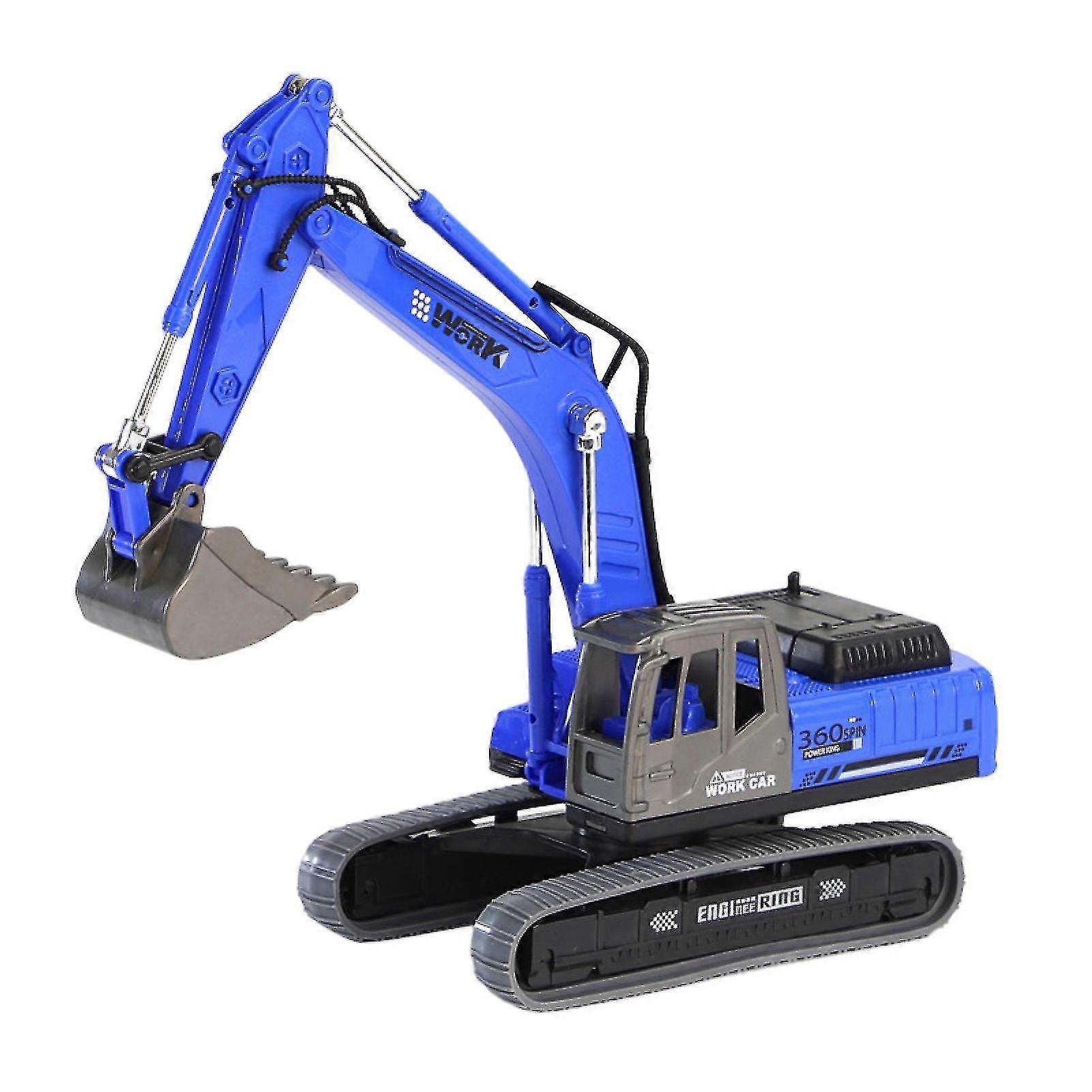 Escavatore Giocattolo 360-de Rotat Flessibile Braccio di Scavo 1:36 Scala Ornt Ingegneria Veicolo Giocattolo