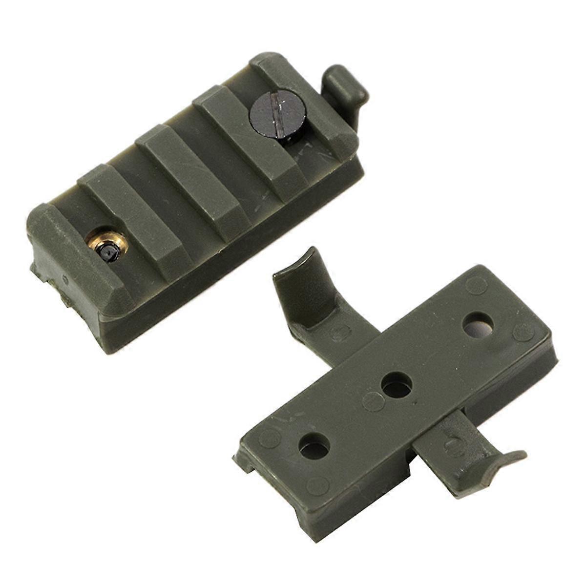 1 Pair Nylon Lead Rail Helmet Flashlight Clip Rail Slider Plastic Universal Helmet 20mm Accessories