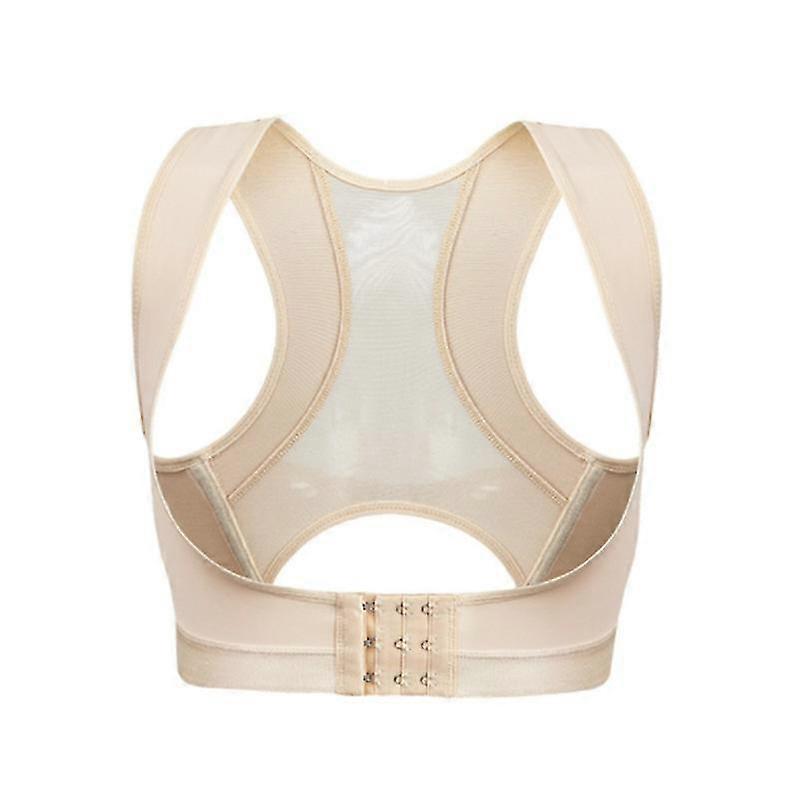 Women's Front Closure Wirefree Post Surgery Plus Size Back Support Posture Bra