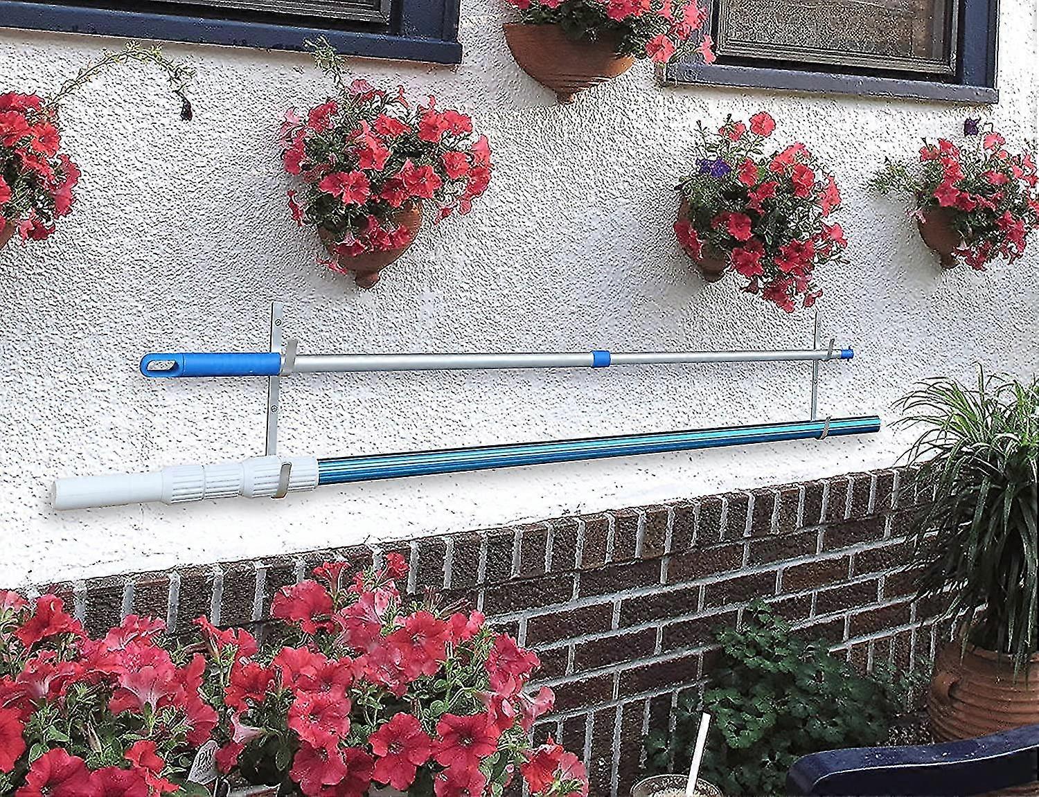 Pool Pole Hanger Aluminium Holder Set,hooks For Telescopic Poles