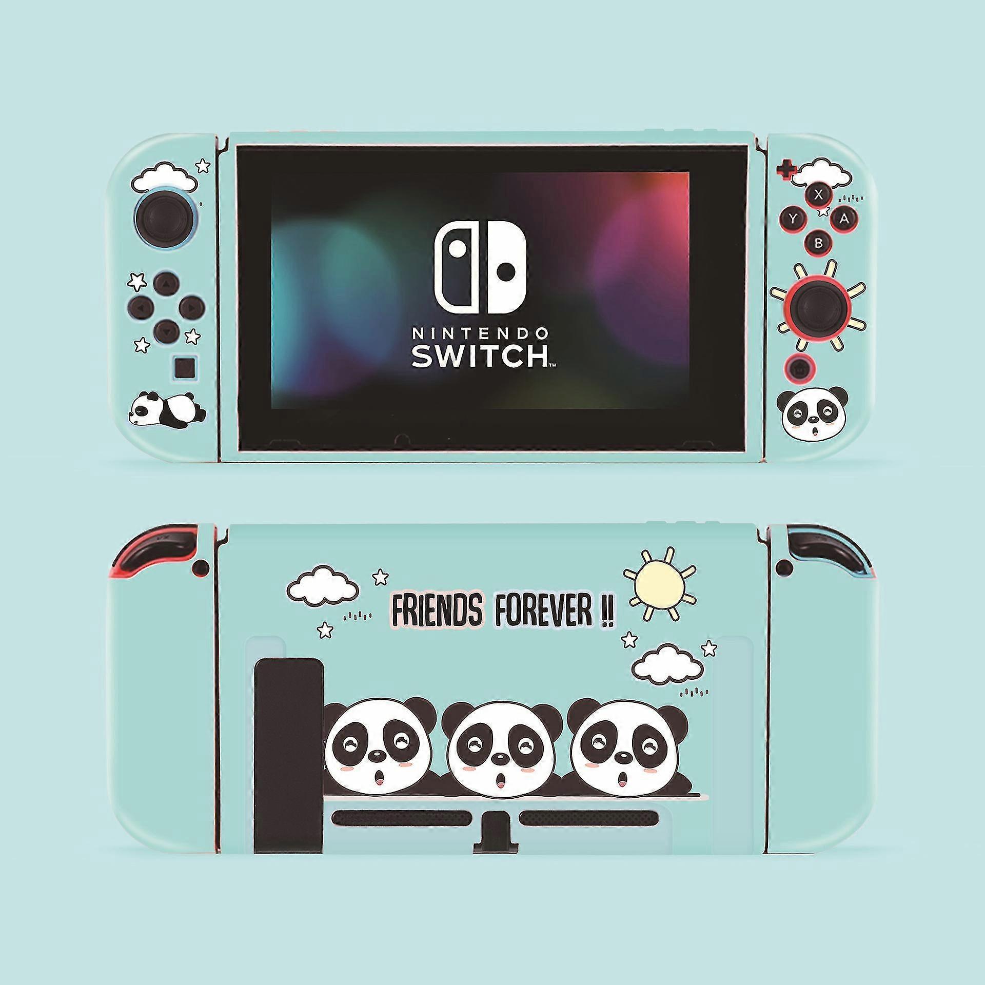 Capa protetora para switch, capa de caixa Tpu Slim compatível com console Nintendo Switch e Joy-con