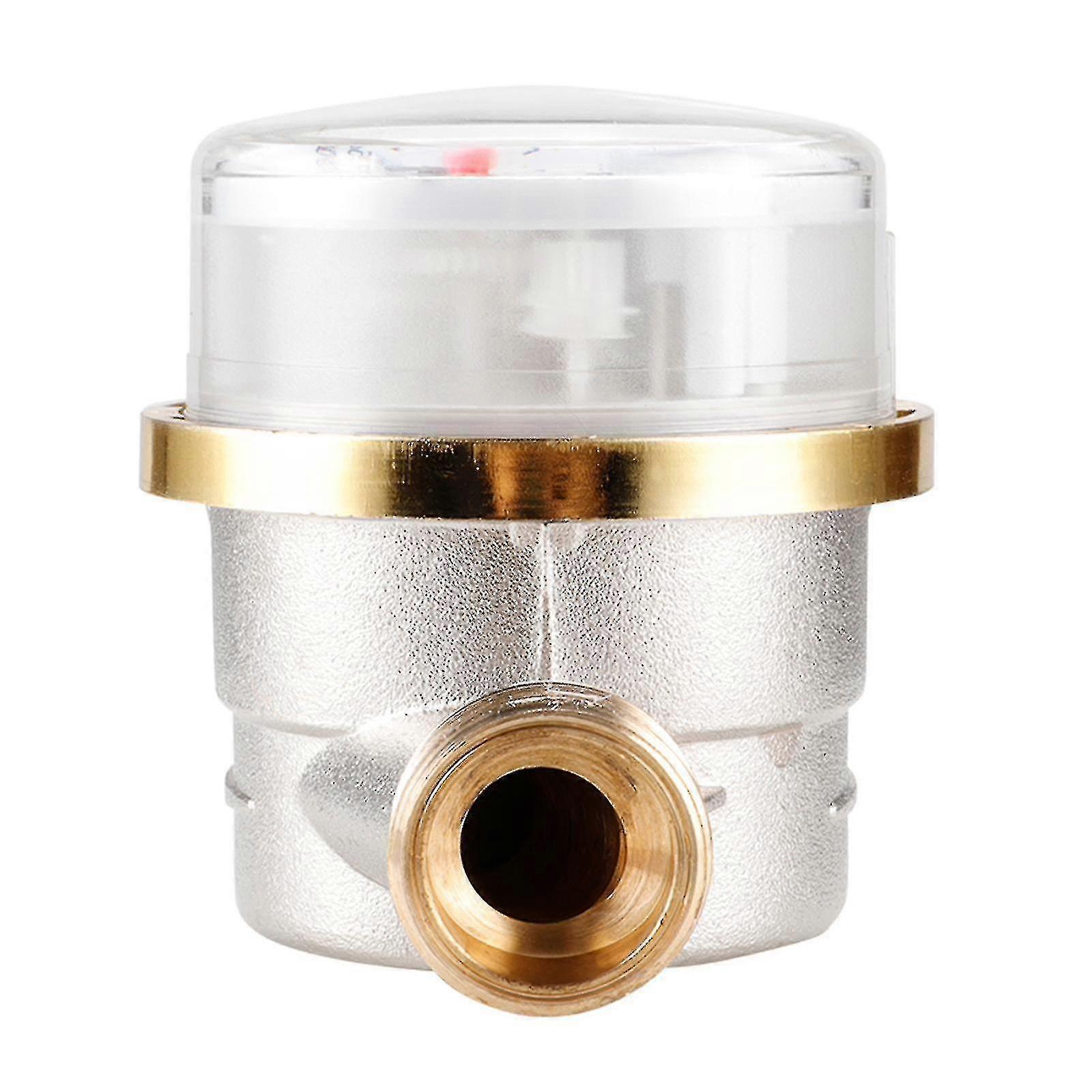 15mm 1/2 Inch Cold Water Meter Read Of Cubic Flow Meter 360 Adjustable Rotary Counter Water Measuring Meter 0.0001 For Garden & Home Usage