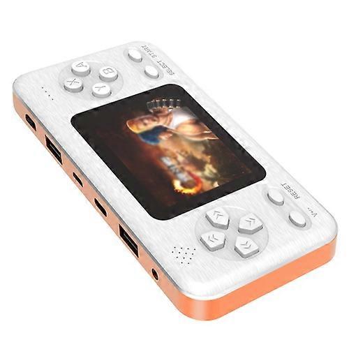 D520 2.8 inch Screen Handheld Game Console Retro 2 in 1 Power Bank Support AV output