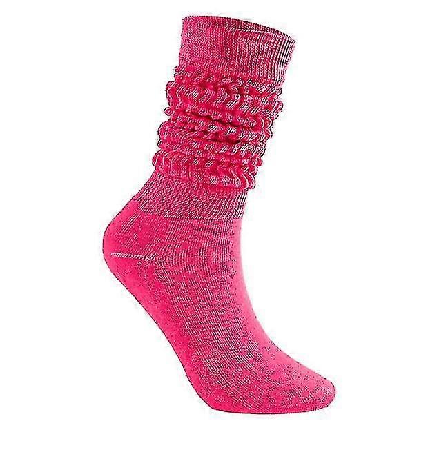 Cotton Slouch Sock, Woman Knee High Boot Sock