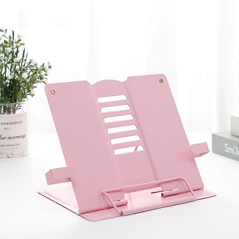 Multi-Function Metal Book Stand Portable Adjustable Reading Rest Holder Anti-Slip Stable Bookend Cookbook