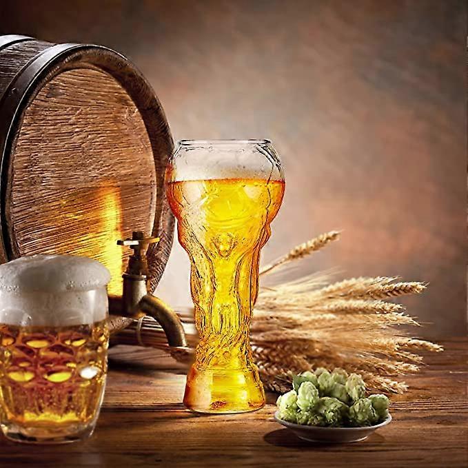 NOAFUNZO 2 Tazze In Vetro Per La Coppa Del Mondo, Tazze Creative Per Birra Hercules, Grande - 8