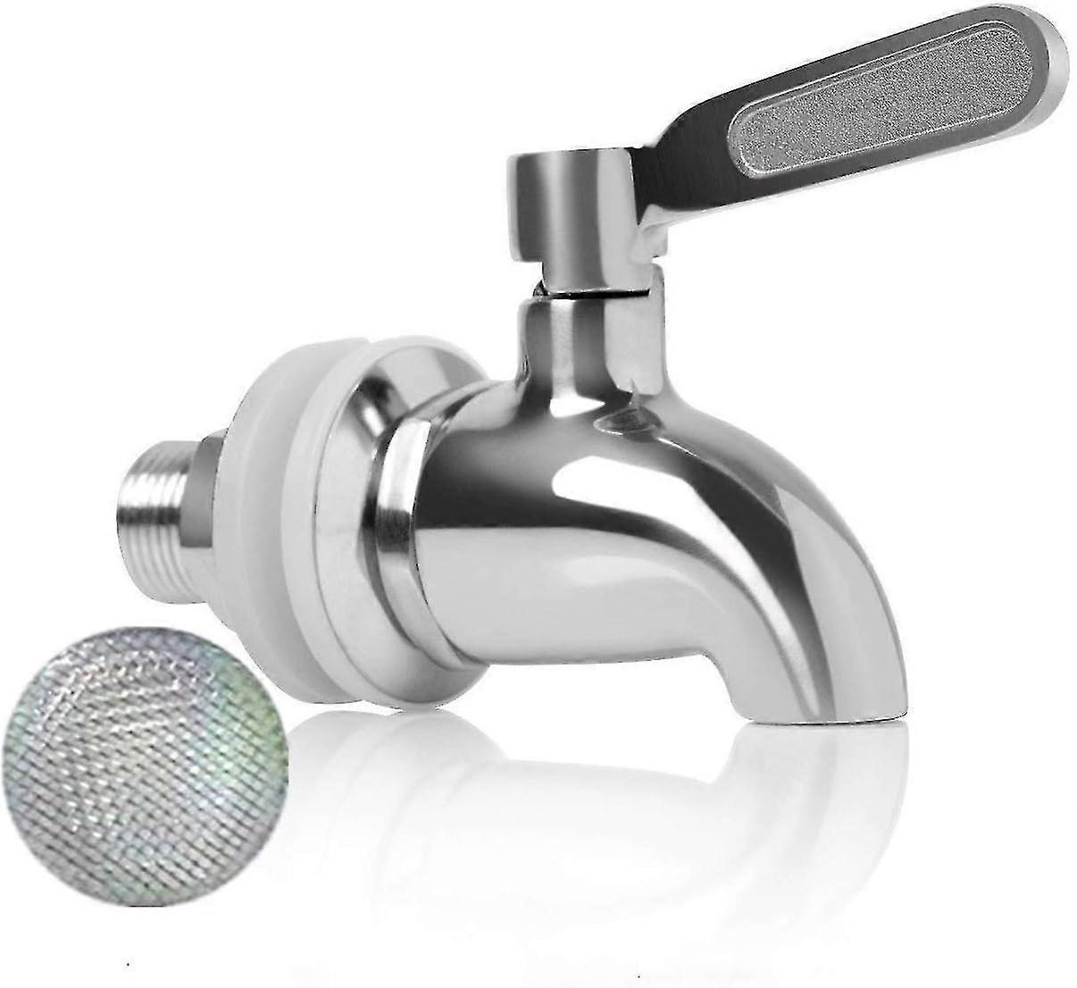 استبدال صنبور موزع المشروبات ، صنبور النبيذ والبيرة أو برميل المشروبات من الفولاذ المقاوم للصدأ ، مقاوم للاهتراء ، صنبور استبدال موزع 16 مم