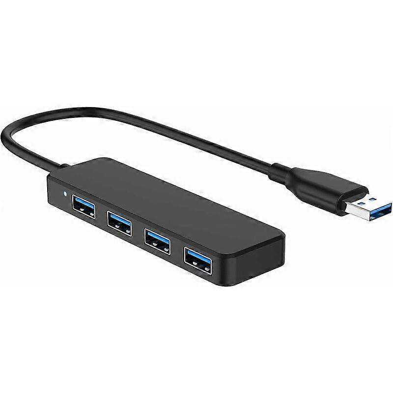 USB 3.0 Hub Multi USB 4 Ports 3.0 5Gbps Portable Multi Data Hub Adapter with 30mm Cable Compatible for Macbook/Mac Pro/Mini/iMac/Surface Pro/XPS/Noteb