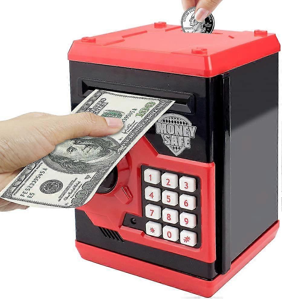 Electronic Piggy Bank. Mini Atm Password Box Cash Coins Atm Bank For Kids.safe